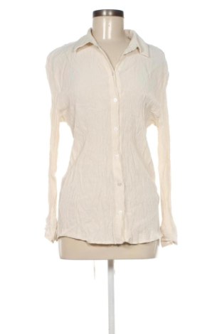 Cămașă de femei Bershka, Mărime M, Culoare Ecru, Preț 47,24 Lei, #137637205