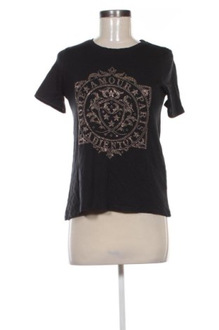 Дамска тениска H&M, Размер XS, Цвят Черен, Цена 8,00 €, #137660238