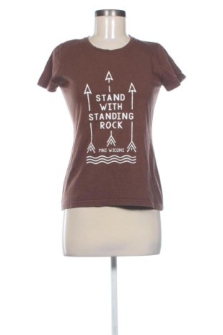 Damen T-Shirt Fruit Of The Loom, Größe S, Farbe Braun, Preis € 7,00, #137665862