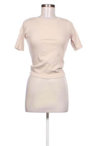 Tricou de femei Sinsay, Mărime XXS, Culoare Ecru, Preț 26,25 Lei, #137671610