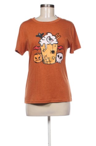Damski T-shirt SHEIN, Rozmiar S, Kolor Pomarańczowy, Cena 34,38 zł, #137701496