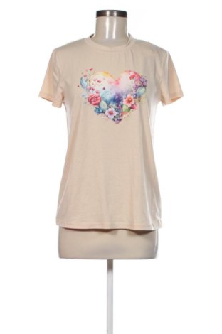 Tricou de femei Unbranded, Mărime M, Culoare Bej, Preț 58,16 Lei, #137711209