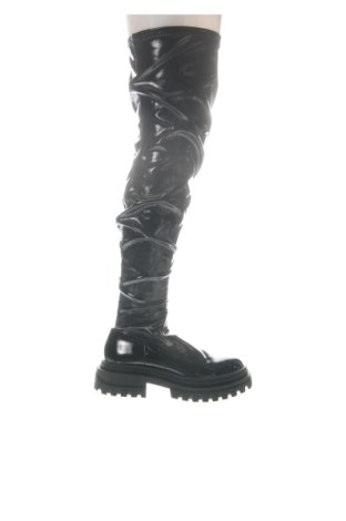 Damskie kozaki Bershka, Rozmiar 40, Kolor Czarny, Cena 110,07 zł, #137638898