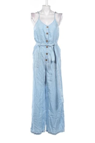 Salopetă lungă de damă Sinsay, Mărime S, Culoare Albastru, Preț 52,00 Lei, #137654139