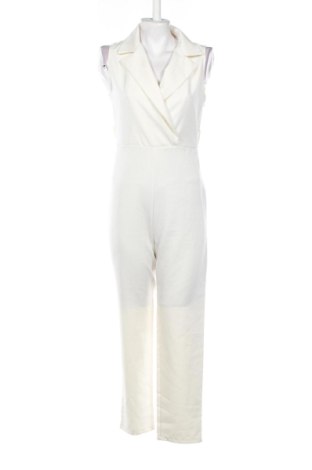 Langer Damen-Overall Boohoo, Größe M, Farbe Ecru, Preis 13,15 €, #137654305