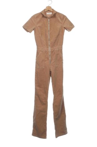 Дамски дълъг гащеризон Mango, Размер XS, Цвят Бежов, Цена 16,00 €, #137679698