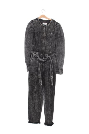 Дамски дълъг гащеризон Bershka, Размер XS, Цвят Сив, Цена 13,91 €, #137693695
