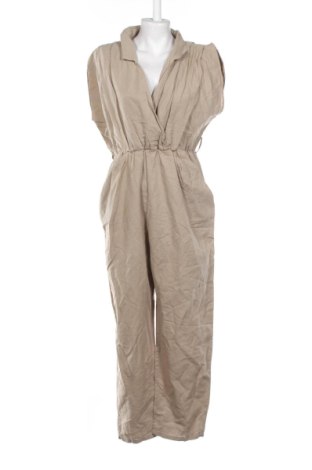 Дамски дълъг гащеризон H&M, Размер L, Цвят Бежов, Цена 20,00 €, #137642406
