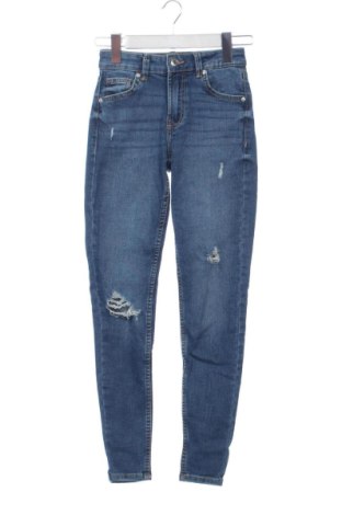 Blugi de femei Bershka, Mărime XXS, Culoare Albastru, Preț 52,49 Lei, #137654685