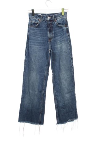 Dámske džínsy  Zara, Veľkosť XS, Farba Modrá, Cena  16,00 €, #137687803