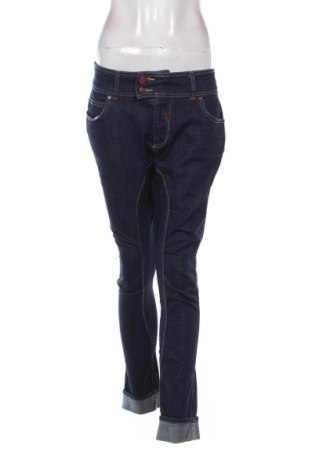 Дамски дънки Bershka, Размер L, Цвят Син, Цена 20,39 €, #137691217