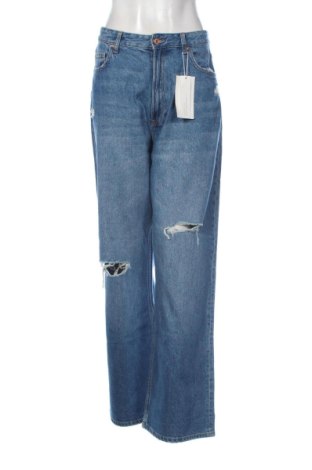 Дамски дънки Bershka, Размер L, Цвят Син, Цена 26,00 €, #137700635