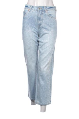 Dámske džínsy  Bershka, Veľkosť S, Farba Modrá, Cena  27,68 €, #137700793