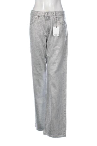 Дамски дънки Zara, Размер XL, Цвят Сребрист, Цена 37,40 €, #137700797