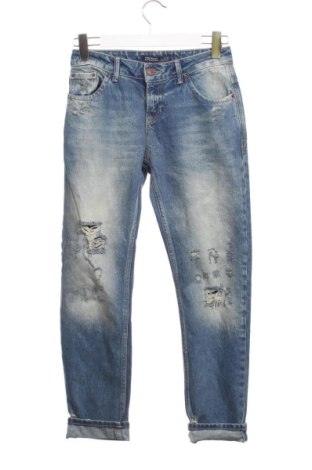 Дамски дънки Zara, Размер S, Цвят Син, Цена 21,15 €, #137642109