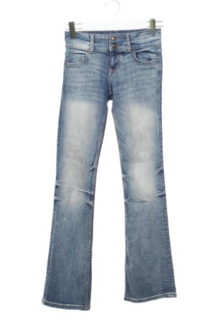 Blugi de femei Bershka, Mărime S, Culoare Albastru, Preț 69,00 Lei, #137673762