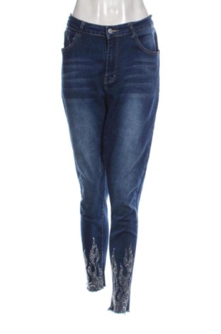 Дамски дънки SHEIN, Размер XL, Цвят Син, Цена 17,00 €, #137683840