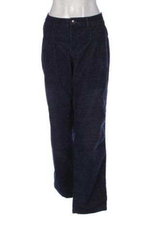 Pantaloni de velvet de femei Sheego, Mărime XXL, Culoare Albastru, Preț 73,49 Lei, #137666936