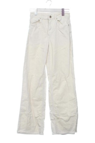 Damen Cordhose H&M, Größe XS, Farbe Ecru, Preis 9,14 €, #137677363