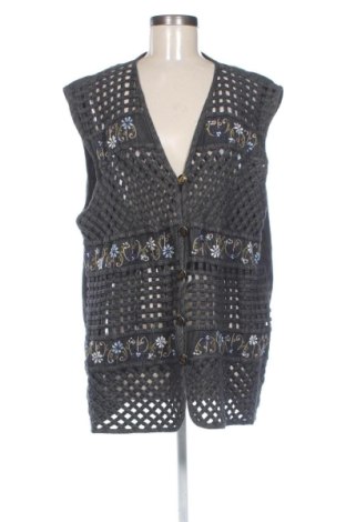 Γυναικείο γιλέκο Unbranded, Μέγεθος 3XL, Χρώμα Γκρί, Τιμή 22,00 €, #137668422