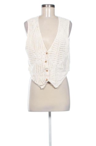 Vestă de femei Unbranded, Mărime M, Culoare Ecru, Preț 73,49 Lei, #137710567