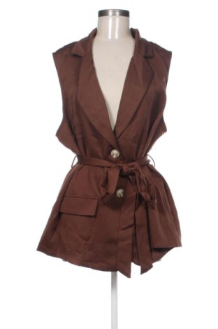 Damenweste SHEIN, Größe 4XL, Farbe Braun, Preis € 16,00, #137668873