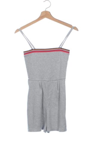 Дамски къс гащеризон Bershka, Размер XS, Цвят Сив, Цена 12,00 €, #137679268