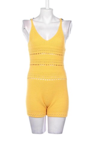 Дамски къс гащеризон Zara, Размер S, Цвят Жълт, Цена 21,00 €, #137683945