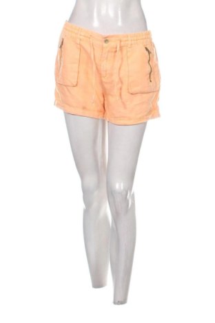 Pantaloni scurți de femei Stradivarius, Mărime M, Culoare Portocaliu, Preț 47,24 Lei, #137659784