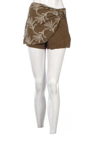Pantaloni scurți de femei Zara, Mărime S, Culoare Verde, Preț 57,74 Lei, #137667014