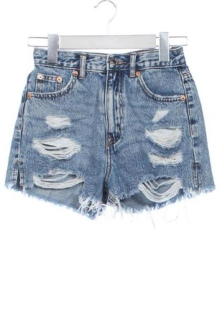 Дамски къс панталон Pull&Bear, Размер XXS, Цвят Син, Цена 9,00 €, #137679422