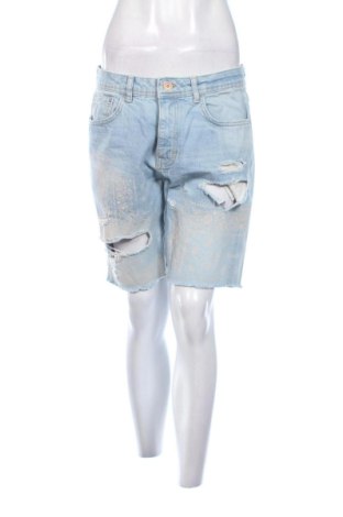 Дамски къс панталон Zara, Размер L, Цвят Син, Цена 17,00 €, #137696143