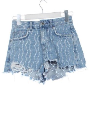 Dámské kraťasy  Bershka, Velikost XXS, Barva Modrá, Cena  303,00 Kč, #137679596