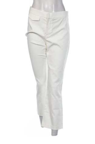 Pantaloni de femei Zara, Mărime L, Culoare Ecru, Preț 194,99 Lei, #137632751