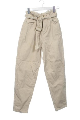 Pantaloni de femei Bershka, Mărime XS, Culoare Bej, Preț 62,99 Lei, #137636997