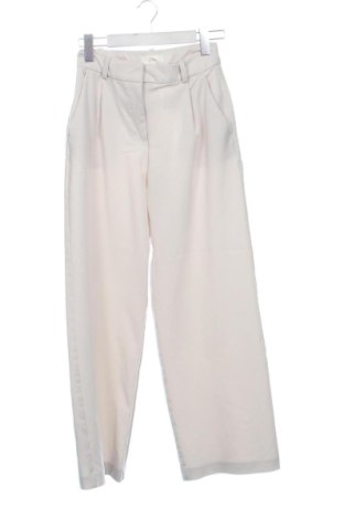 Pantaloni de femei H&M, Mărime XS, Culoare Ecru, Preț 62,99 Lei, #137646925
