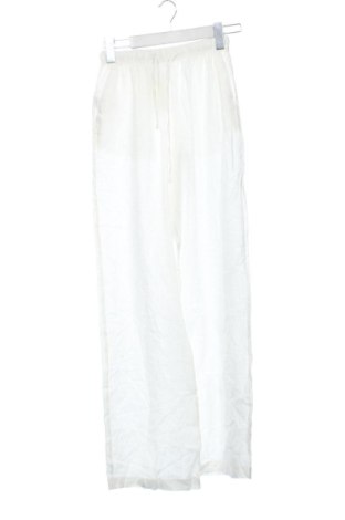 Pantaloni de femei Bershka, Mărime XS, Culoare Alb, Preț 114,00 Lei, #137648348