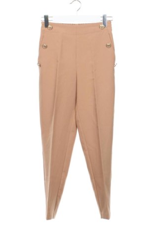 Pantaloni de femei Zara, Mărime XS, Culoare Bej, Preț 83,99 Lei, #137652412
