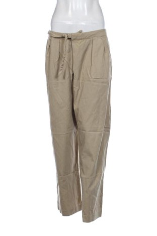 Pantaloni de femei Zara, Mărime L, Culoare Bej, Preț 196,32 Lei, #137664196