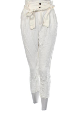 Damskie spodnie H&M, Rozmiar S, Kolor ecru, Cena 76,20 zł, #137668090