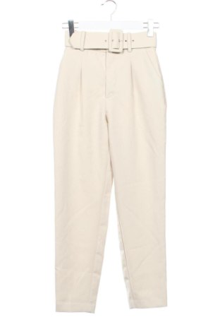 Pantaloni de femei Zara, Mărime XXS, Culoare Bej, Preț 73,49 Lei, #137673783