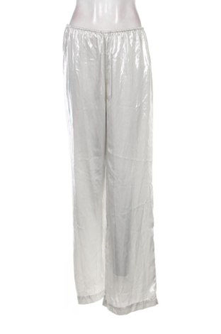 Pantaloni de femei Zara, Mărime M, Culoare Argintiu, Preț 189,70 Lei, #137684628