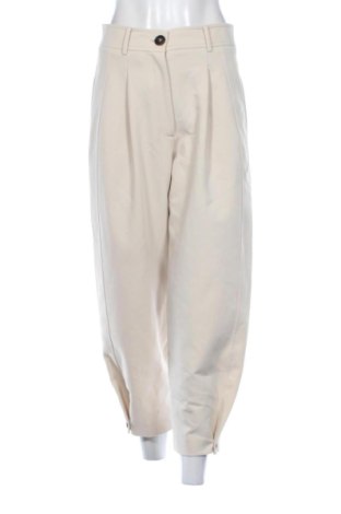 Damskie spodnie Zara, Rozmiar M, Kolor Beżowy, Cena 70,97 zł, #137705543