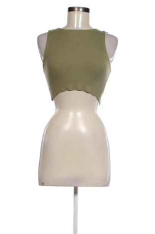 Damska koszulka na ramiączkach Pull&Bear, Rozmiar S, Kolor Zielony, Cena 30,71 zł, #137707694