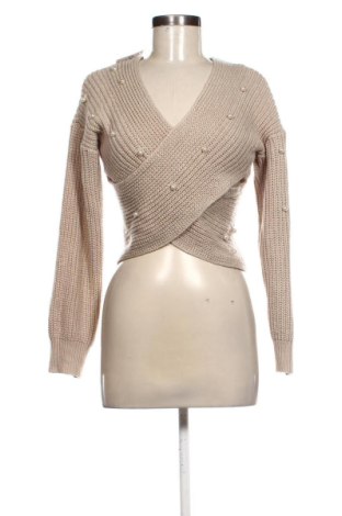 Pulover de femei SHEIN, Mărime XS, Culoare Bej, Preț 41,99 Lei, #137670759