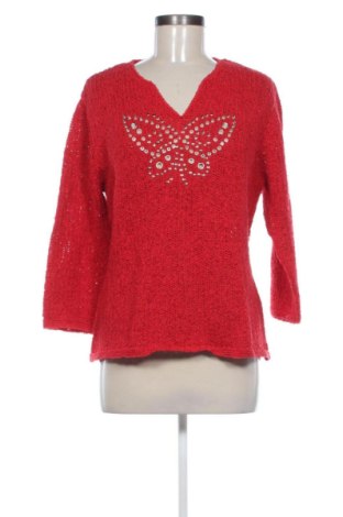 Damski sweter Unbranded, Rozmiar XL, Kolor Czerwony, Cena 29,63 zł, #137682996