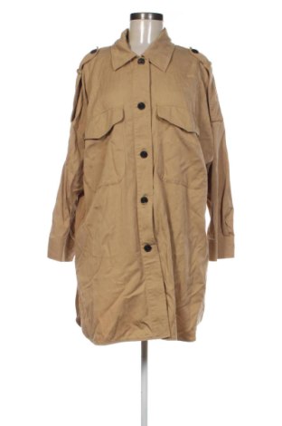 Trench de femei Zara, Mărime L, Culoare Bej, Preț 125,98 Lei, #137648331