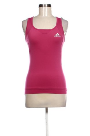 Γυναίκειο αθλητικό τοπ Adidas, Μέγεθος S, Χρώμα Ρόζ , Τιμή 18,00 €, #137684841