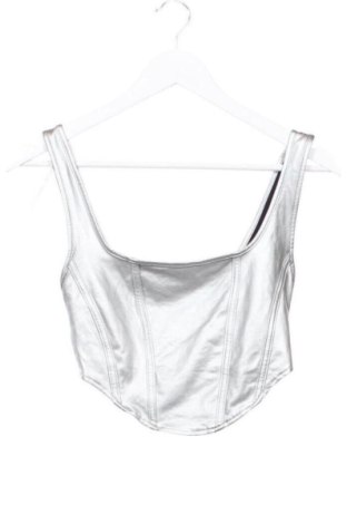 Top de femei Unbranded, Mărime XS, Culoare Argintiu, Preț 78,74 Lei, #137645905
