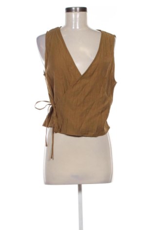 Дамски топ Zara, Размер L, Цвят Кафяв, Цена 23,80 €, #137664738